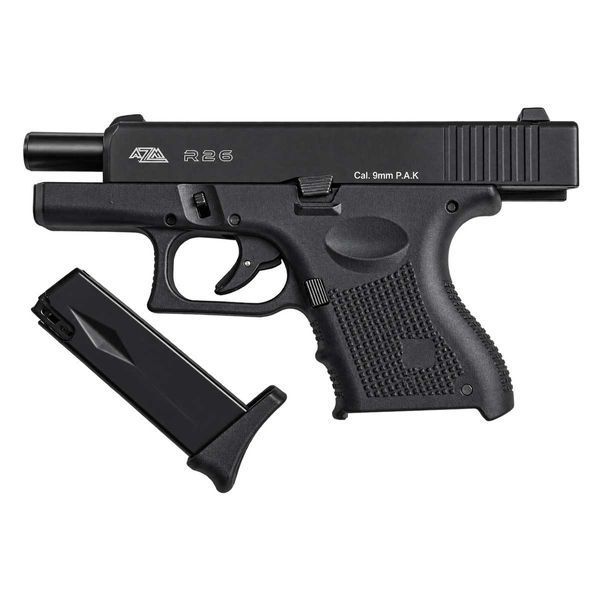 Стартовий пістолет Retay AZM R26 (Glock 26 під холостий патрон 9 мм) чорний 11950980 фото