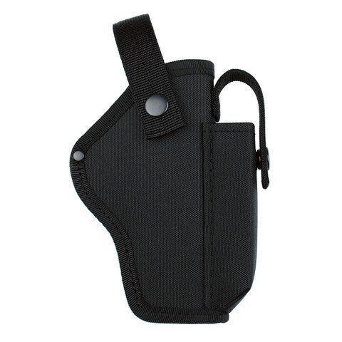 Кобура поясна S&M для Beretta 92 з чохлом під магазин синтетична чорна 125 фото