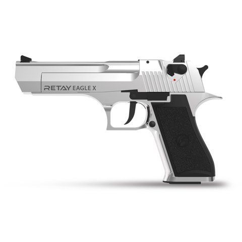 Стартовий пістолет Retay Eagle X (Desert Eagle під холостий патрон 9 мм) нікель 11950379 фото
